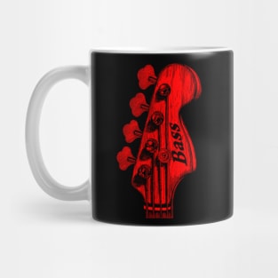 Bajo Electrico Red Mug